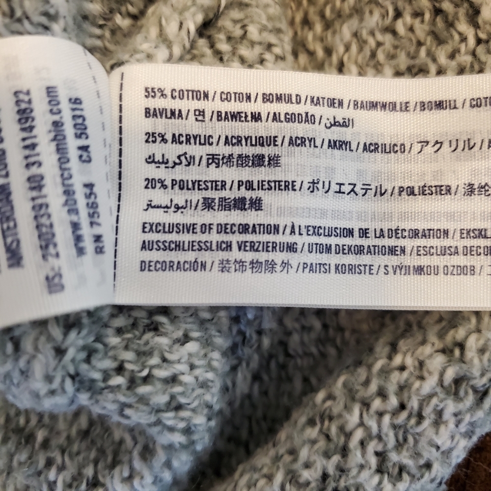 Abercrombie Kids Fairisle Cardigan - Picture 6 of 6